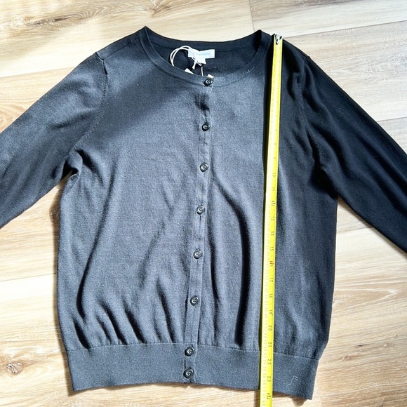 Nordstrom Black cardigan Sweater Size Small - Picture 10 of 16